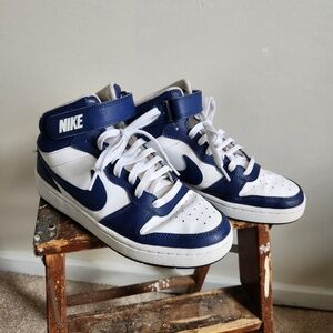 Nike Court Borough Mid 2 Blue Void Youth 7